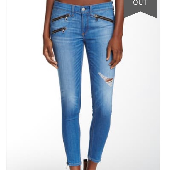 Rag & Bone Zip Accent Crop Jean - Picture 3 of 16